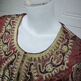 AB487 Embroidered Jalabiya