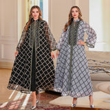 OrientC Embroidered Dress Abaya SMT127