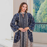 OrientC Embroidered Dress Abaya SMT130