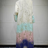 AB393 jalabiya gradient color robe