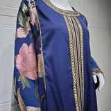 AB415 Embroidered Sequin Jalabiya