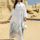 AB475 Jacquard Hot Drilled Jalabiya