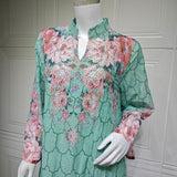 AB463 Printed Jalabiya