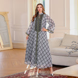 OrientC Embroidered Dress Abaya SMT127