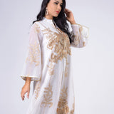 Special offer Women's Golden Bead Embroidered Jalabiya AB056