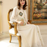 عباية نسائية جلابية مطرزة بالخرز