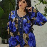 جلابية دانتيل ماسي مطبوع