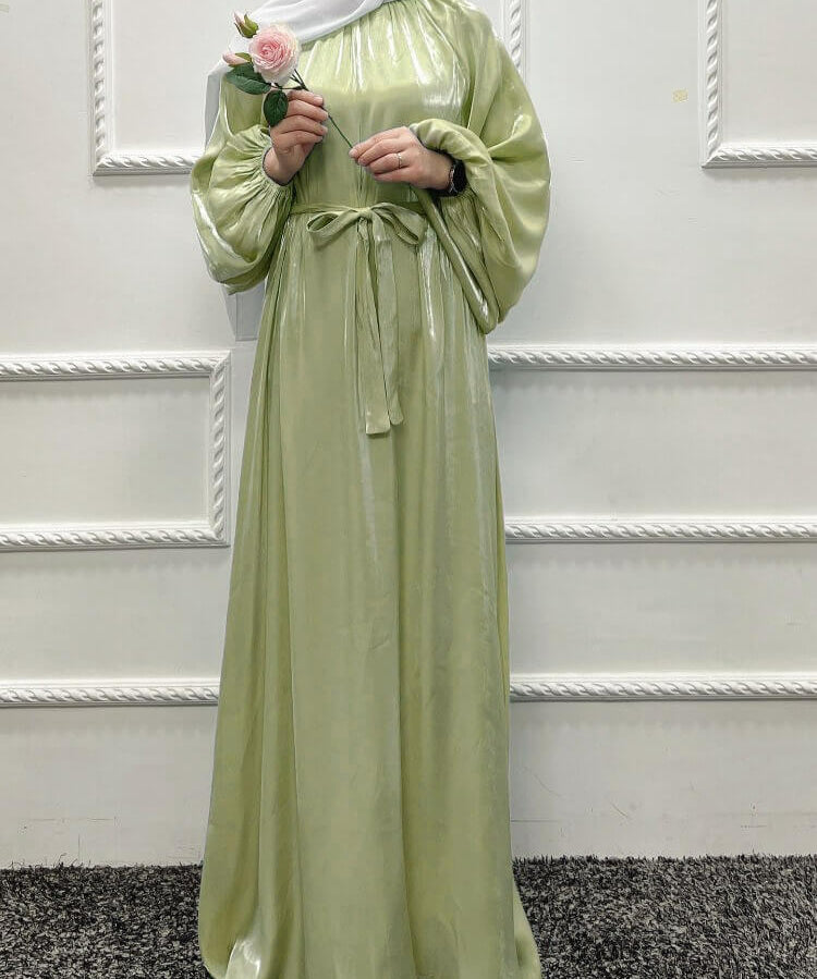 Women's Loose Solid Color Golden Cotton Robe