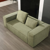 Flat Against Tofu Block Sofa KS009