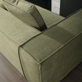 Flat Against Tofu Block Sofa KS009
