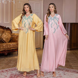 OrientC Sequin Long Dress Abaya SMT185