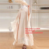 Special offer Women's Bat Sleeve Tassel Kaftan MQ055