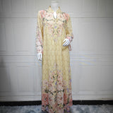 AB463 Printed Jalabiya