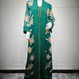 AB481 Embroidered Two-Piece Jalabiya