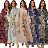 AB485 Embroidered Dress Jalabiya