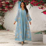 AB481 Embroidered Two-Piece Jalabiya