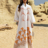 AB475 Jacquard Hot Drilled Jalabiya