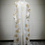 AB481 Embroidered Two-Piece Jalabiya