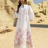 AB475 Jacquard Hot Drilled Jalabiya