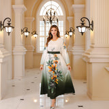 OrientC Hot Diamond Dress Abaya SMT210