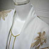 AB481 Embroidered Two-Piece Jalabiya