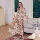 OrientC Printed Abaya SMT149