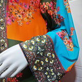 AB451 Printed Jalabiya