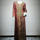 AB487 Embroidered Jalabiya