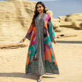 AB451 Printed Jalabiya