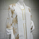 AB481 Embroidered Two-Piece Jalabiya