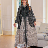 OrientC Embroidered Dress Abaya SMT130