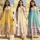 AB463 Printed Jalabiya