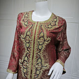 AB487 Embroidered Jalabiya