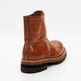 GR05 Coffee horsehide boots, rear angle