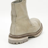 GR05 Glacier Gray horsehide boots, rear angle