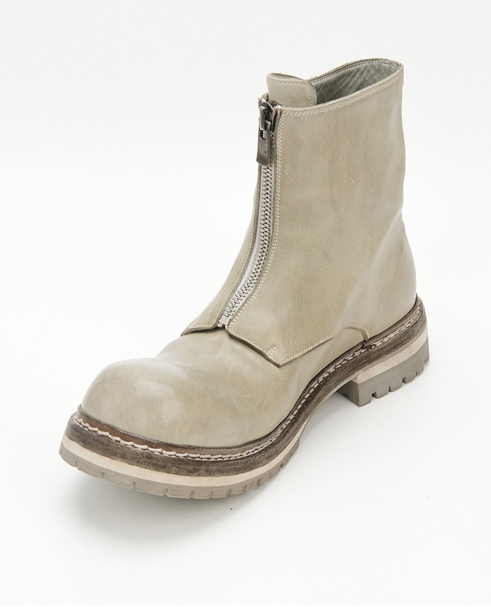 GR05 Glacier Gray washed horsehide boot additional angle