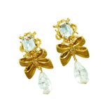 Water Drop Sweep Shoulder Eardrops Ear Clip JA018