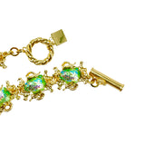 Green Glass Heavy Industry Necklace JA028