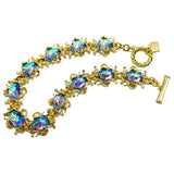 Gavilane Retro King Blue Glass Heavy Industry Necklace JA027
