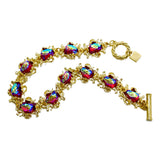 Red Glass Heavy Industry Necklace JA026