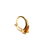 Leopard Open Ring Green Glass Eyes Enamel Court JA014