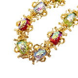Red, Blue, and Green Three Color Necklace JA029