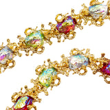 Red, Blue, and Green Three Color Necklace JA029