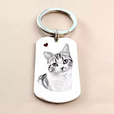 Custom Photo Engraved Dog Tag / Military ID Pendant
