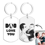 Custom Photo Engraved Dog Tag / Military ID Pendant