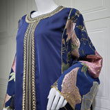 AB415 Embroidered Sequin Jalabiya