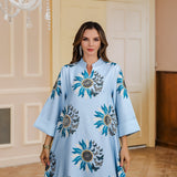 OrientC Printed Dress Abaya SMT217