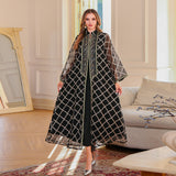 OrientC Embroidered Dress Abaya SMT127