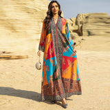 AB451 Printed Jalabiya