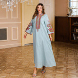 OrientC Rope Embroidered Robe Abaya SMT076